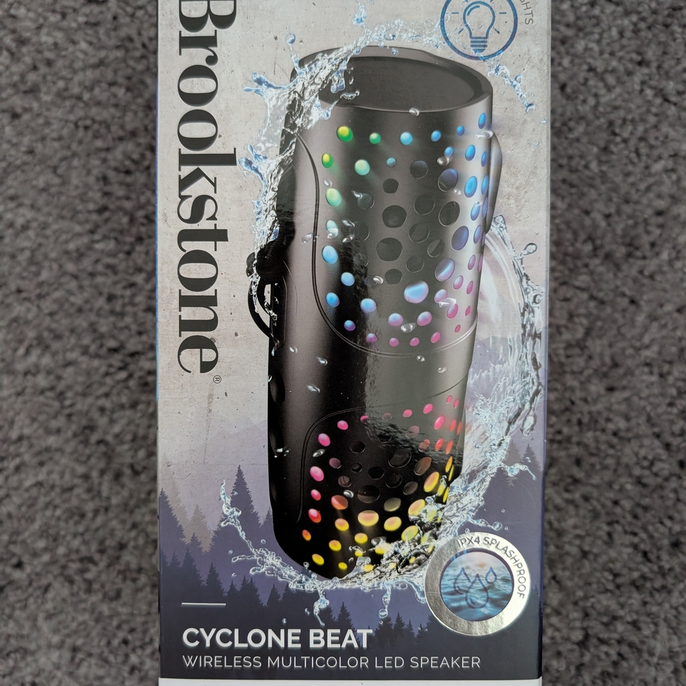 Brookstone Cyclone Beat LED Speaker